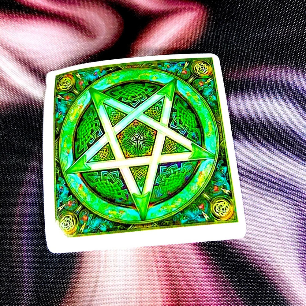 Gaia Spiritual Mandala Talisman Medallion Totem Decor Sticker
